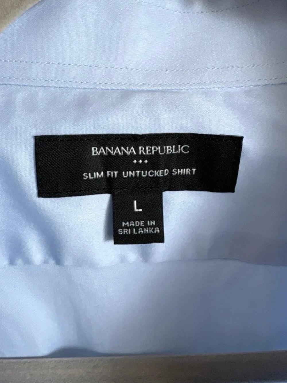 Banana Republic Light Blue Men's Dress Shirt